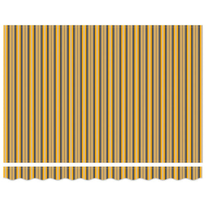 vidaXL Einziehbare Markise Mehrfarbig 300 x 250 cm