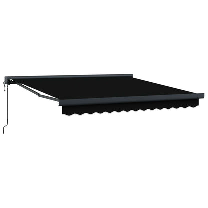 vidaXL Markise Schwarz 300 x 250 x 165 cm Polyester und Aluminium