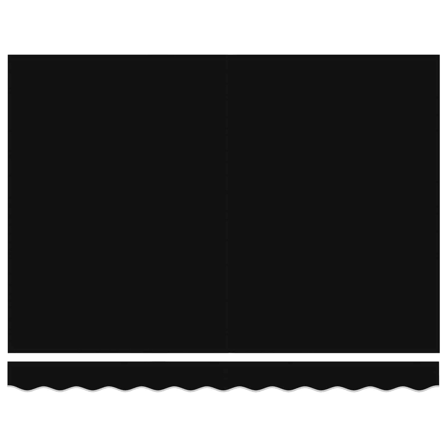 vidaXL Markise Schwarz 300 x 250 x 165 cm Polyester und Aluminium