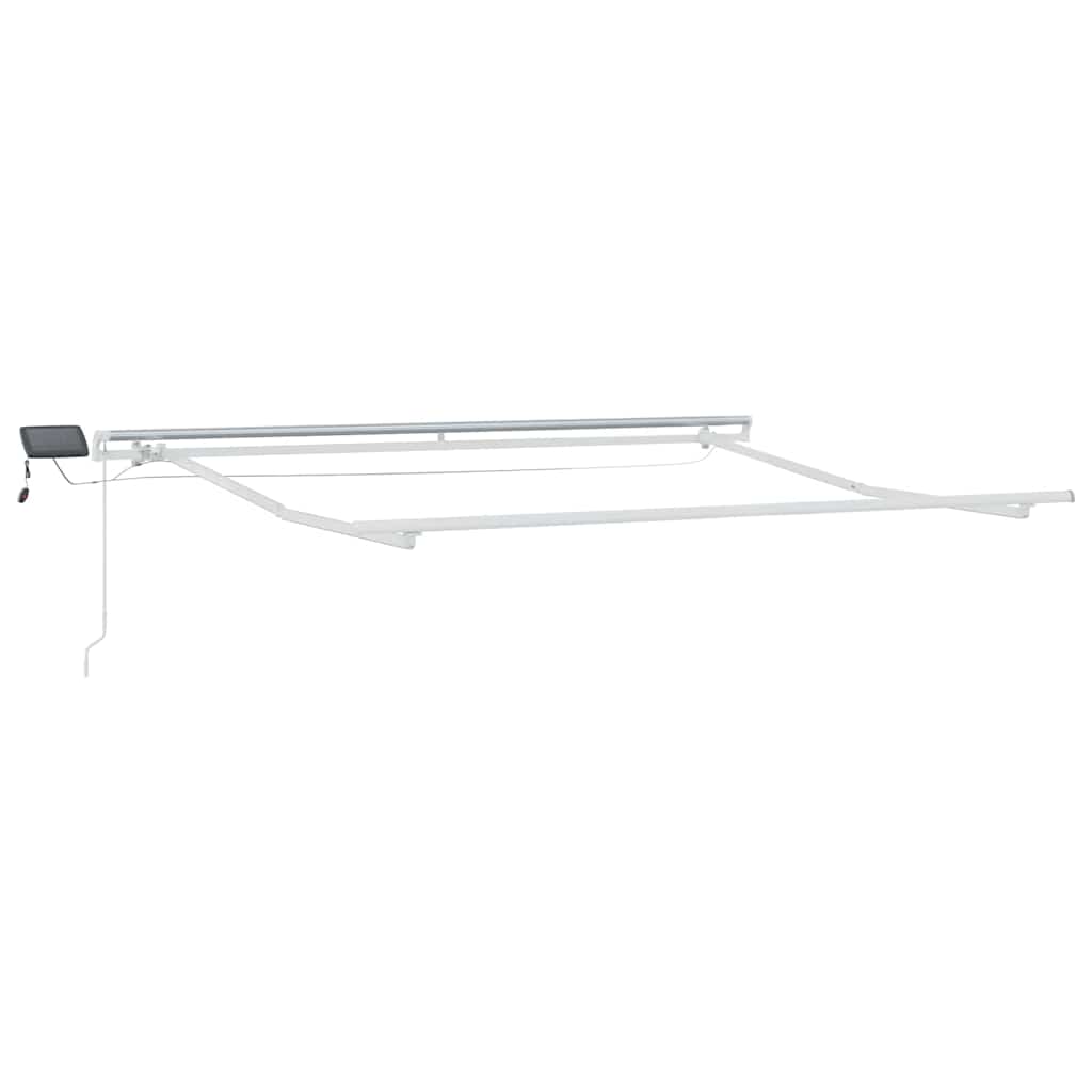 vidaXL Einziehbare Markise mit Beige 300 x 250 cm Stoff