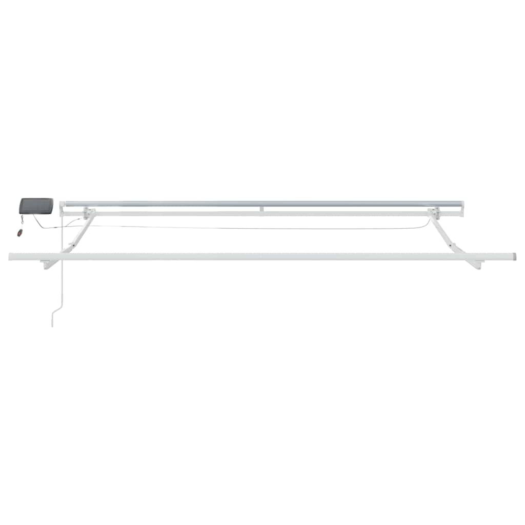 vidaXL Einziehbare Markise mit Beige 300 x 250 cm Stoff