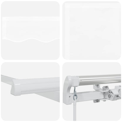 vidaXL Markise Weiß 300 x 250 x 165 cm Polyester