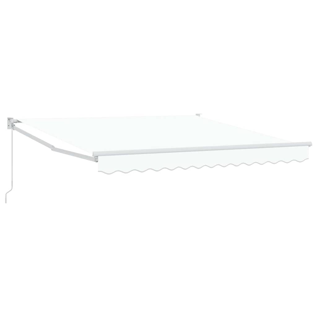 vidaXL Markise Weiß 3 x 2,5 m Polyester und Metall