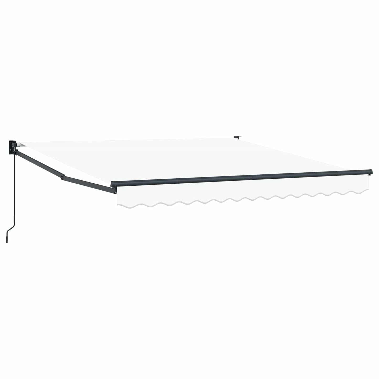 vidaXL Markise Weiß 3 x 2,5 m Polyester und Metall