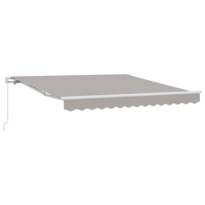 vidaXL Markise Hellgrau 300 x 250 x 165 cm Polyester