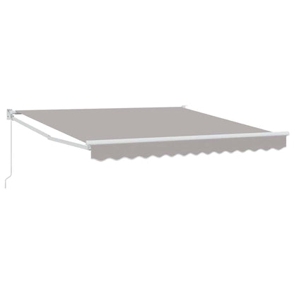 vidaXL Markise Hellgrau 3 x 2,5 m Polyester und Metall