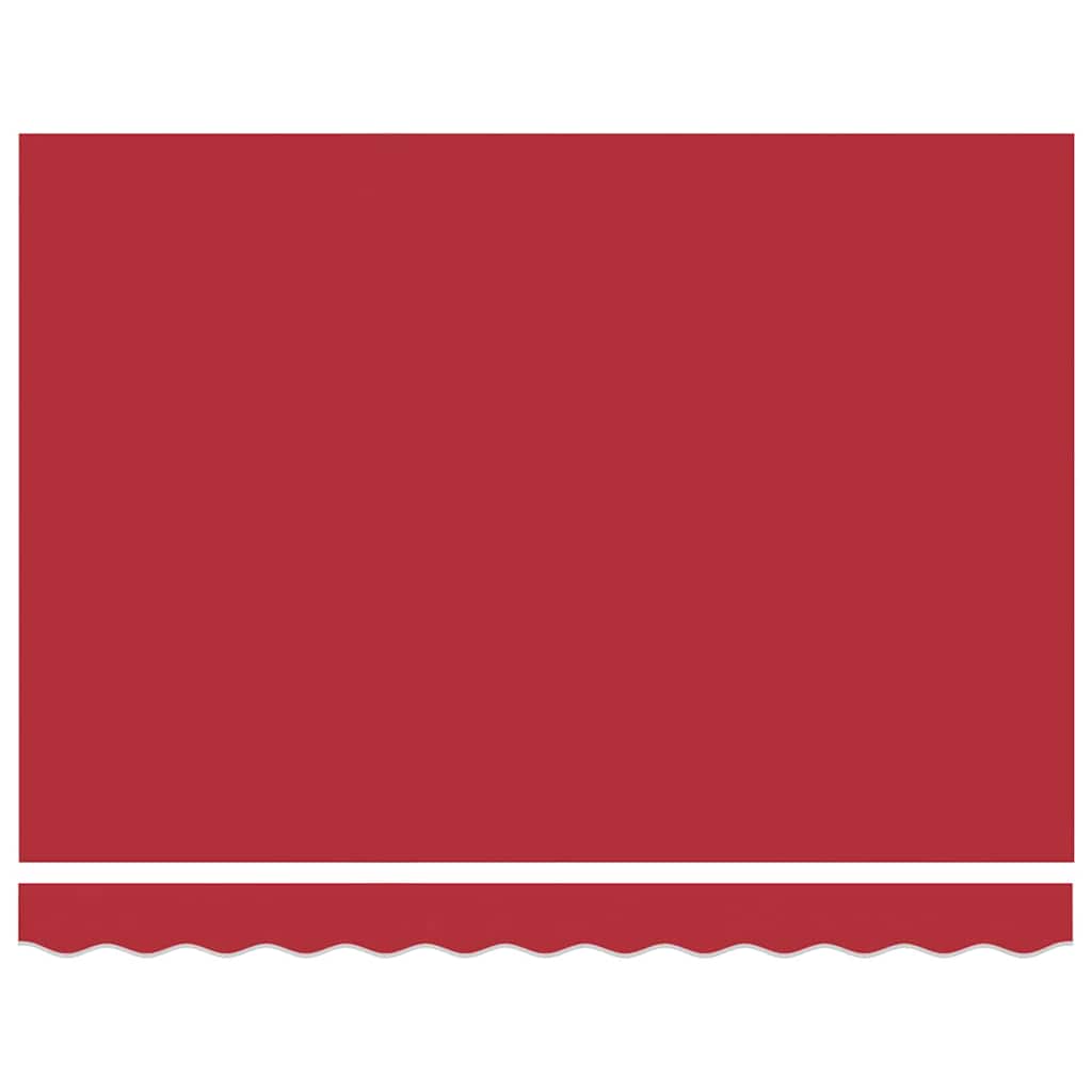vidaXL Einziehbare Markise Rot 300 x 250 cm Polyester und Metall