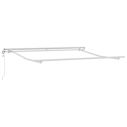 vidaXL Einziehbare Markise Grün und Gelb 300 x 250 cm Stoff