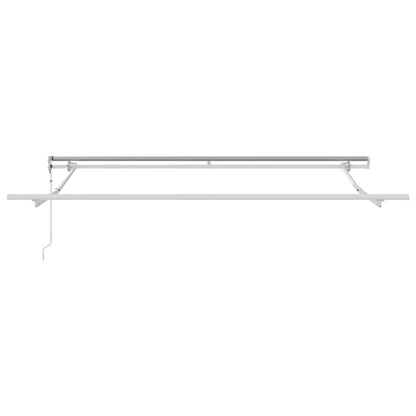 vidaXL Einziehbare Markise Grün und Gelb 300 x 250 cm Stoff