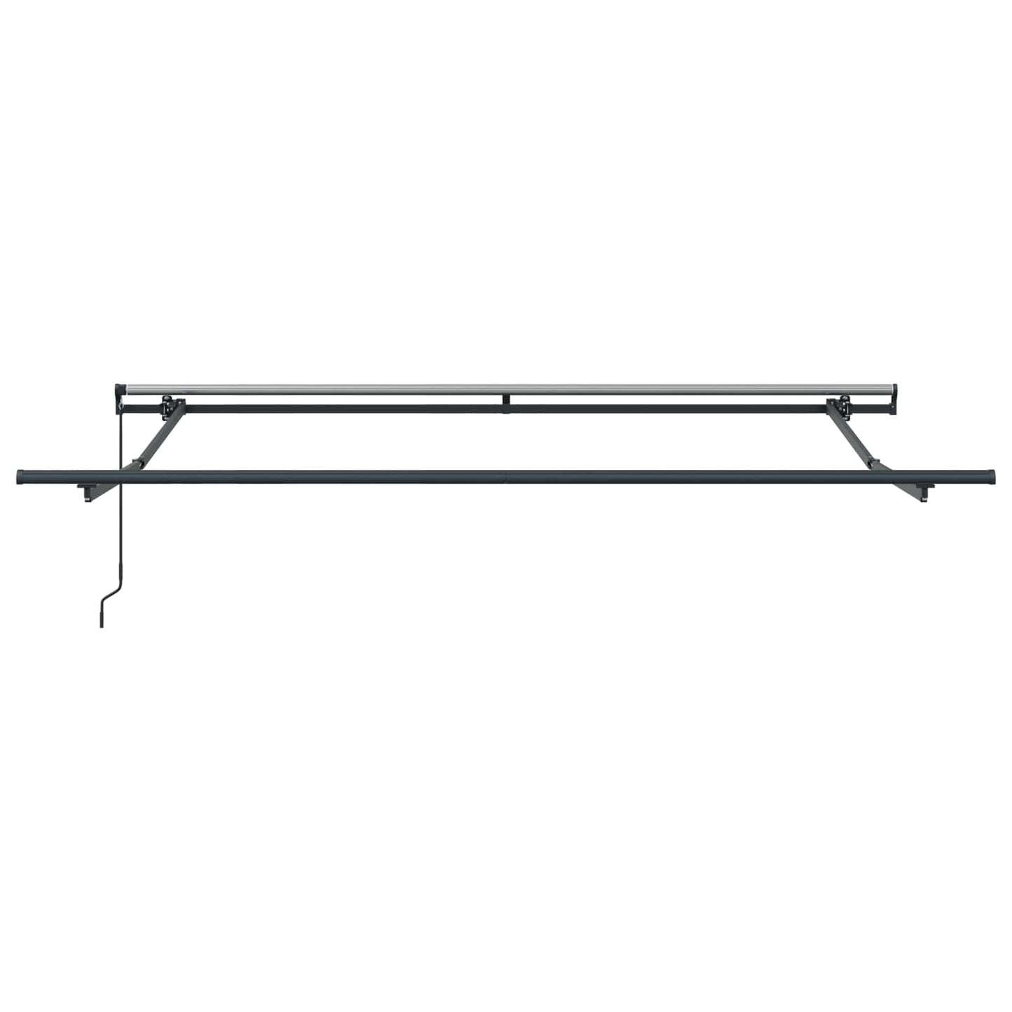 vidaXL Einziehbare Markise Grün und Gelb 300 x 250 cm