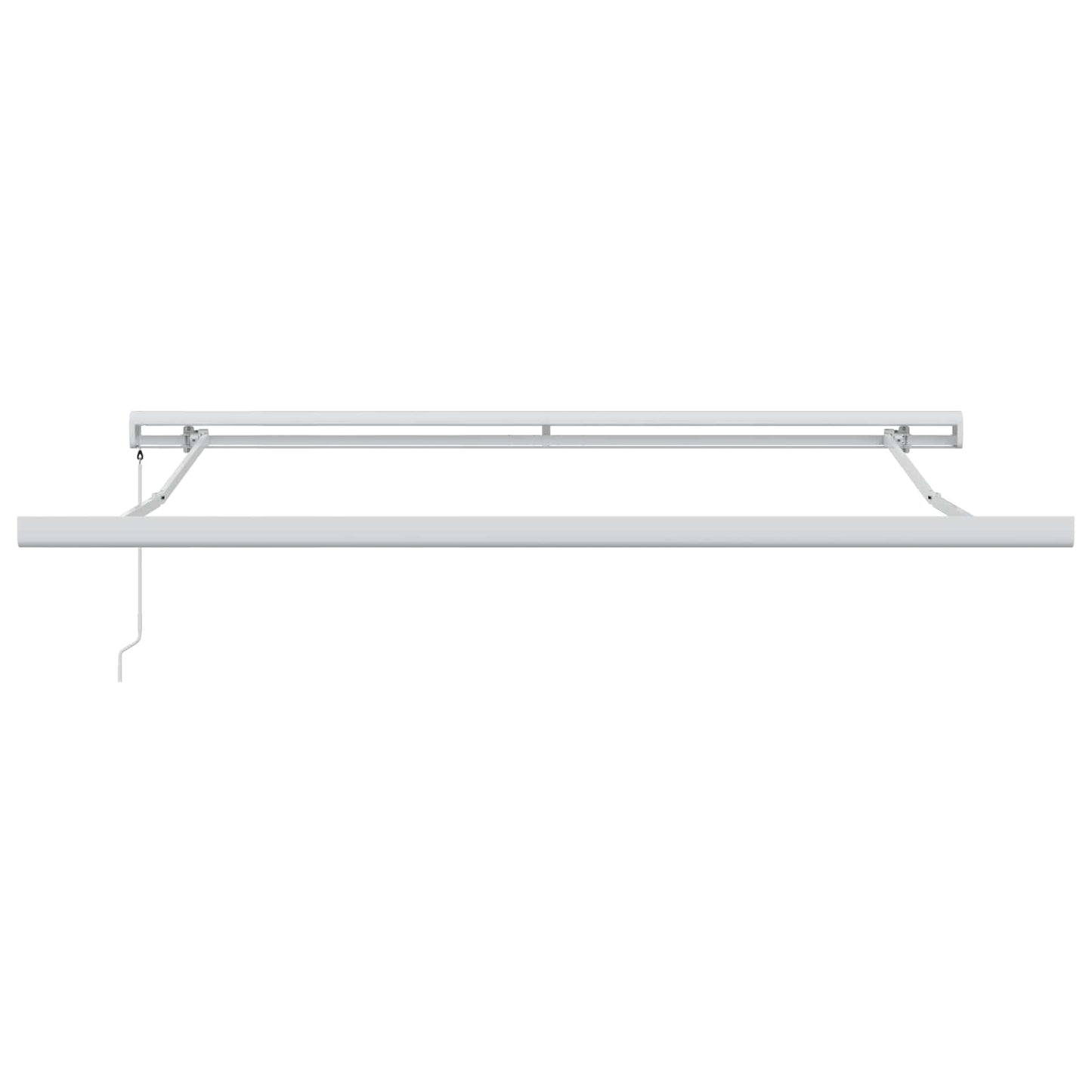 vidaXL Einziehbare Markise Grün und Gelb 300 x 250 cm Stoff und Metall