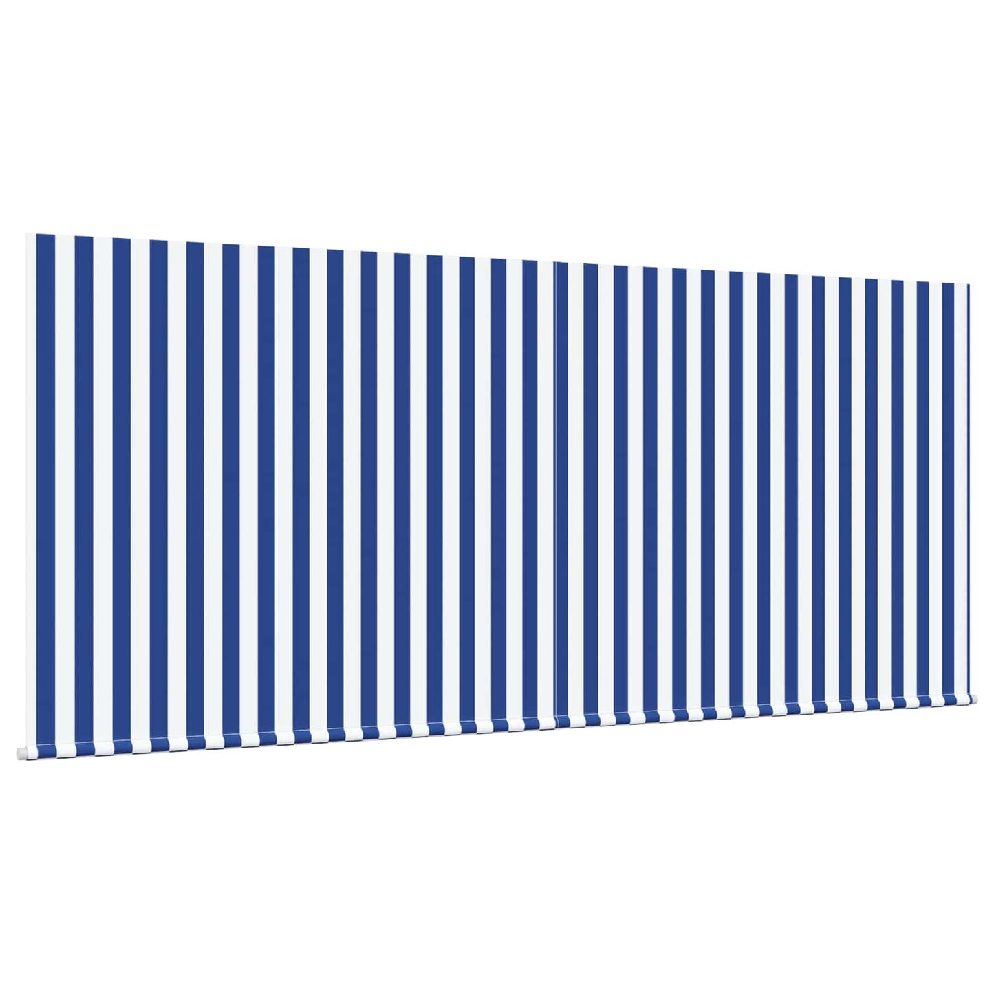 vidaXL Einziehbare Markise Blau und Weiß 350 x 250 cm
