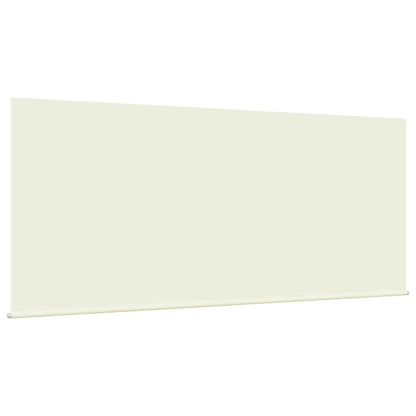 Einziehbare Markise Creme 350 x 250 cm Polyester und Aluminium