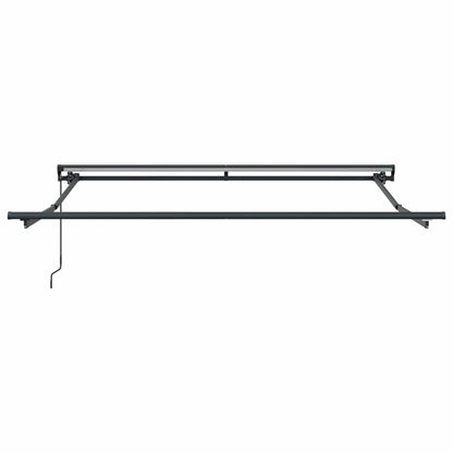 vidaXL Einziehbare Markise Bordeauxrot 350 x 250 cm