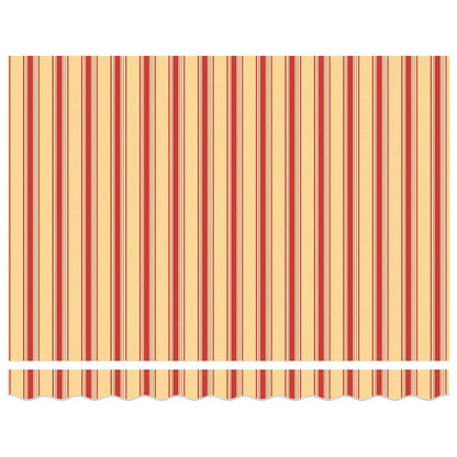 Markise Gelb und Orange 350 x 250 x 165 cm Polyester