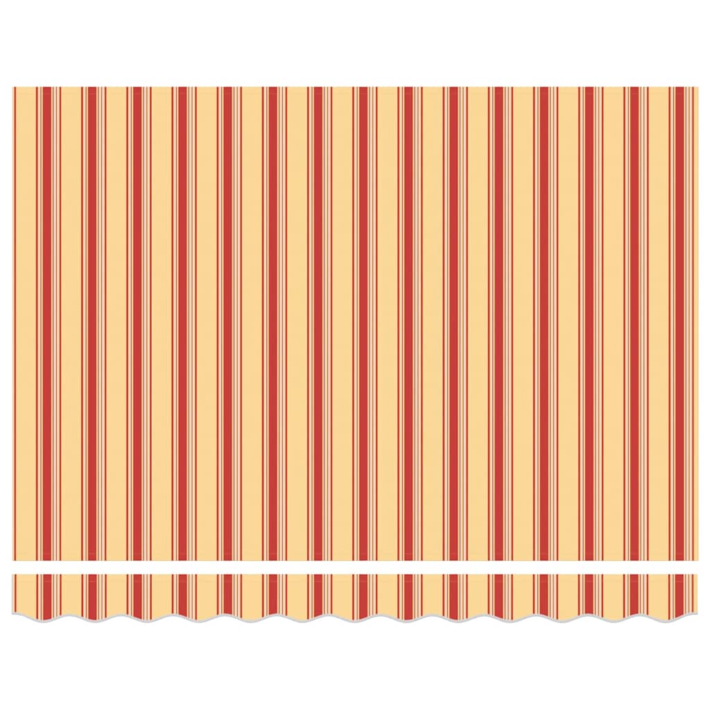 Einziehbare Markise Gelb und Orange 350 x 250 cm