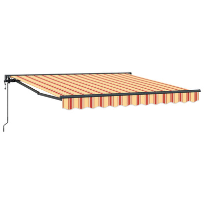 vidaXL Einziehbare Markise Mehrfarbig 350 x 250 cm