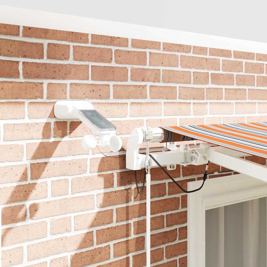 vidaXL Einziehbare Markise Mehrfarbig 350 x 250 cm