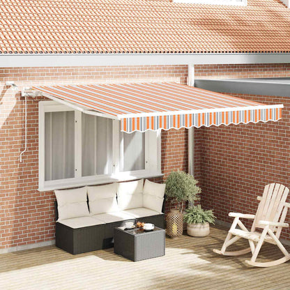 vidaXL Einziehbare Markise Mehrfarbig 350 x 250 cm