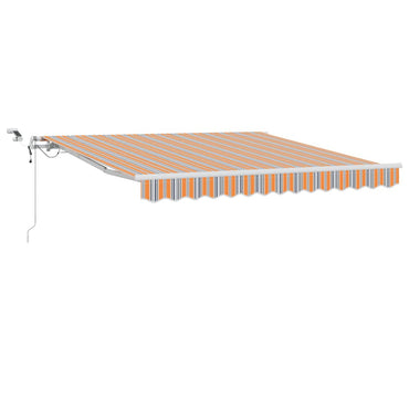 vidaXL Einziehbare Markise Mehrfarbig 350 x 250 cm