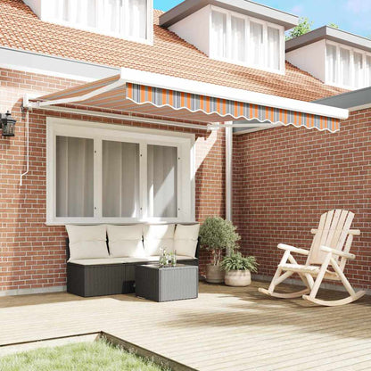vidaXL Markise Mehrfarbig 350 x 250 x 165 cm Polyester und Aluminium
