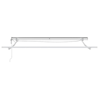 vidaXL Einziehbare Markise Beige 350 x 250 cm Polyester und Metall