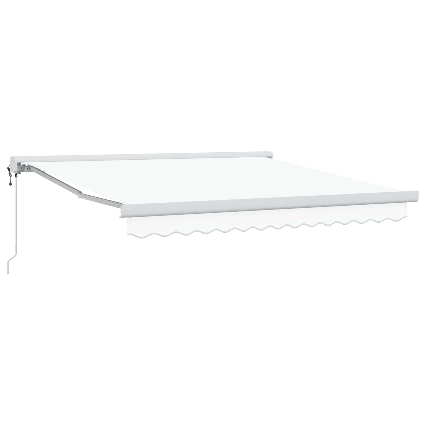 vidaXL Markise Weiß 350 x 250 x 165 cm Polyester und Aluminium