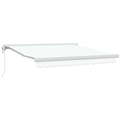 vidaXL Markise Weiß 350 x 250 x 165 cm Polyester und Aluminium