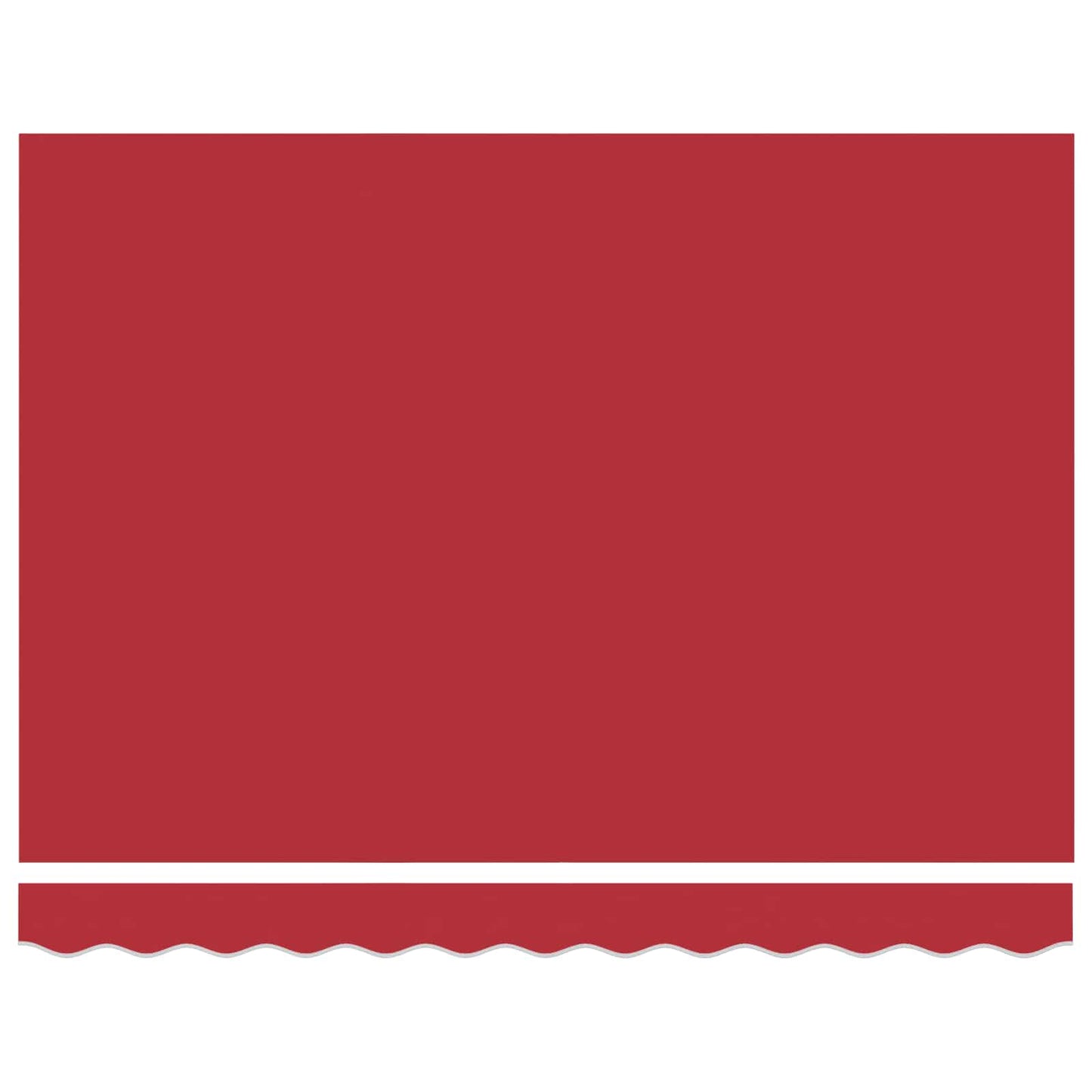 Einziehbare Markise Rot 350 x 250 cm Stoff