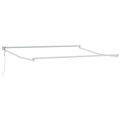 vidaXL Einziehbare Markise Rot 350 x 250 cm Polyester und Aluminium