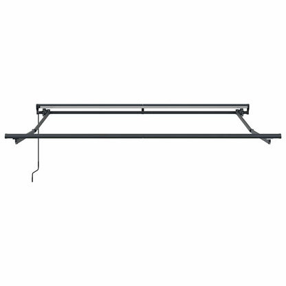 vidaXL Einziehbare Markise Rot 350 x 250 cm Polyester und Metall