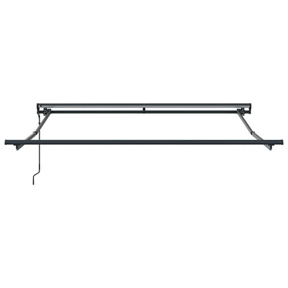 vidaXL Einziehbare Markise Rot 350 x 250 cm Polyester und Metall