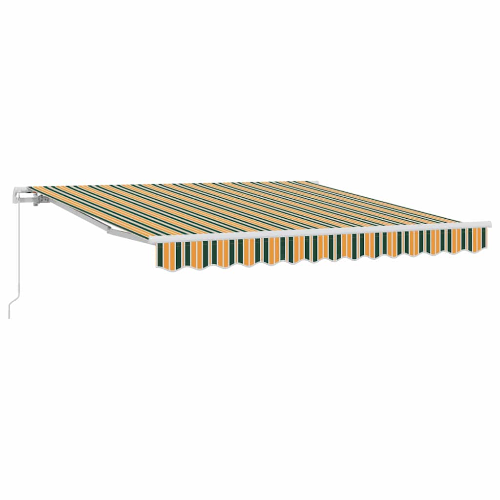 vidaXL Einziehbare Markise Mehrfarbig 350 x 250 cm