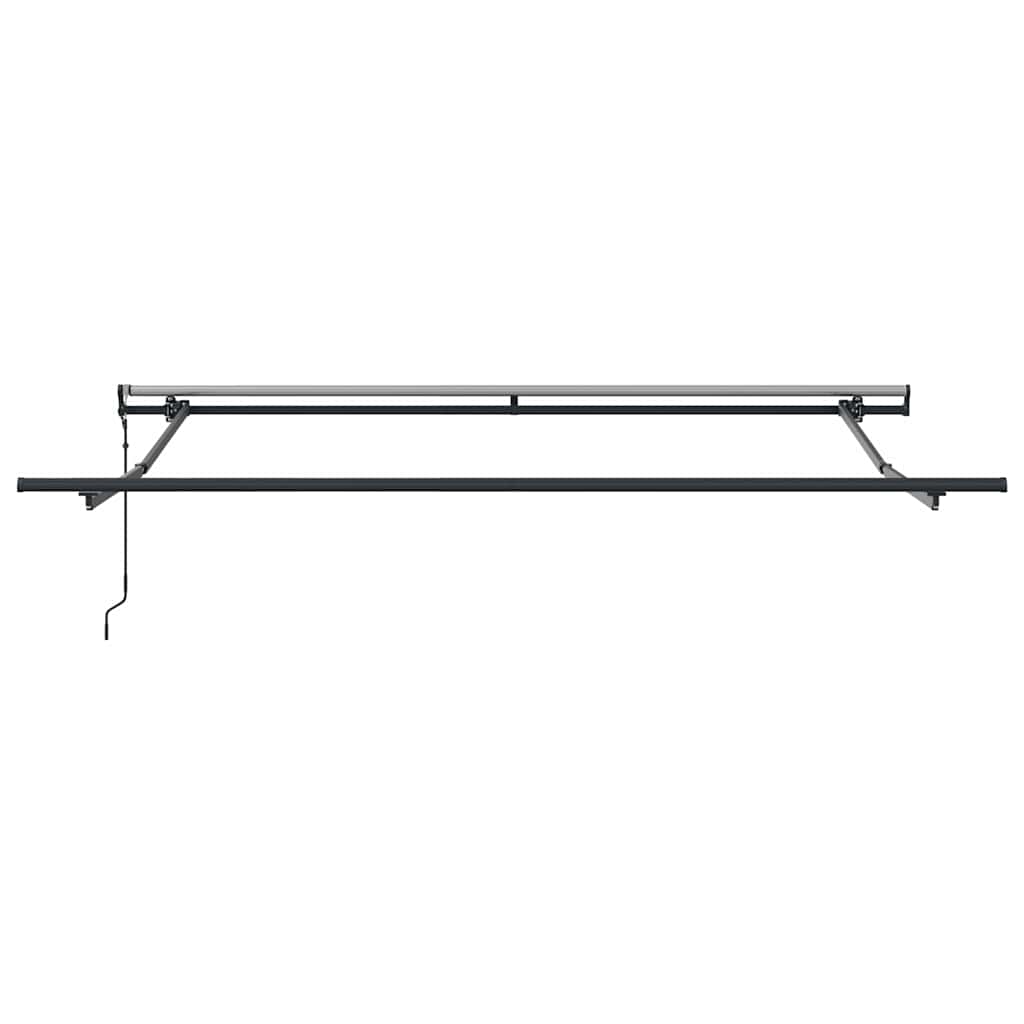 vidaXL Einziehbare Markise Grün und Gelb 350 x 250 cm