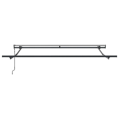 vidaXL Einziehbare Markise Grün und Gelb 350 x 250 cm