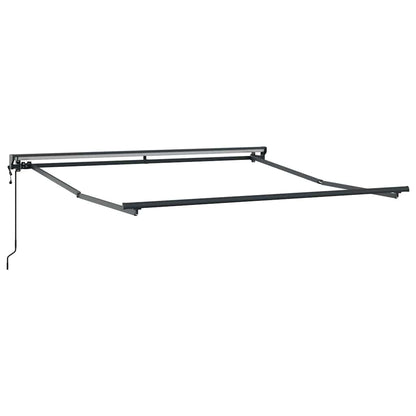 vidaXL Einziehbare Markise Grün und Gelb 350 x 250 cm