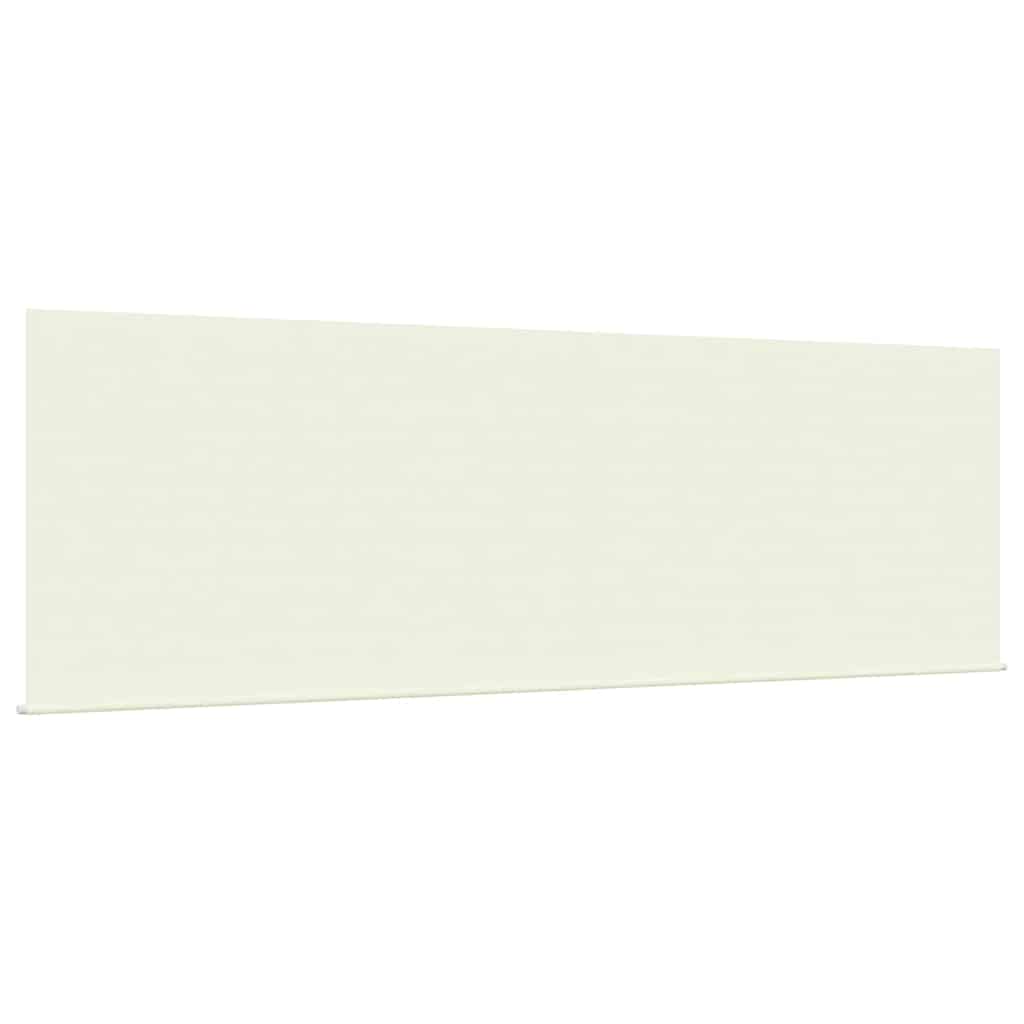 Einziehbare Markise Creme 400 x 300 cm Polyester und Aluminium
