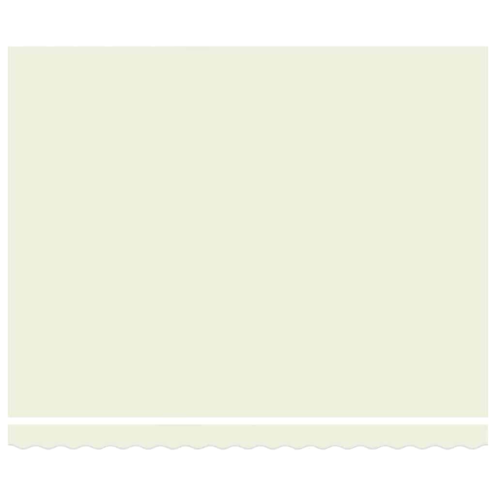 Einziehbare Markise Creme 400 x 300 cm Polyester und Aluminium