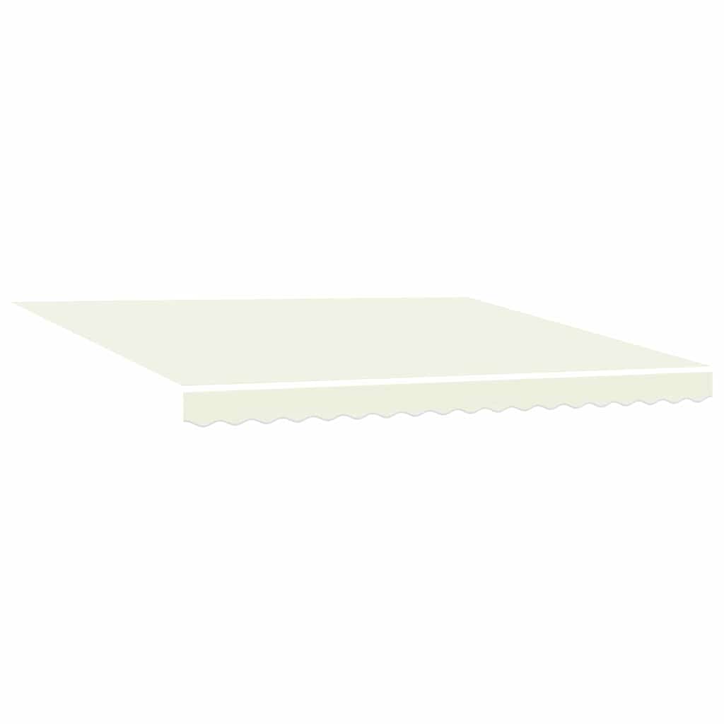 vidaXL Einziehbare Markise Creme 400 x 300 cm Polyester und Aluminium