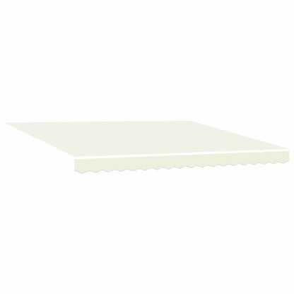 vidaXL Einziehbare Markise Creme 400 x 300 cm Polyester und Aluminium