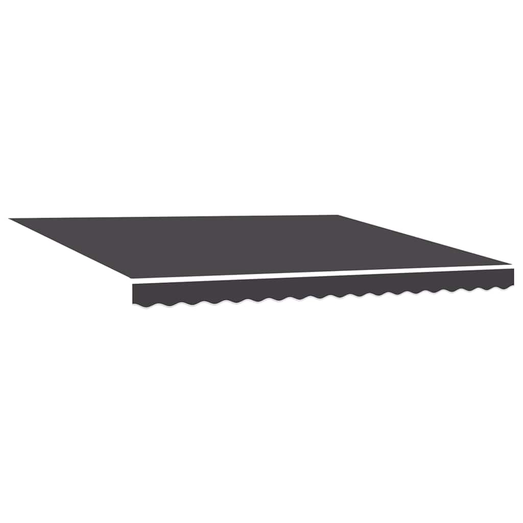 vidaXL Einziehbare Markise Anthrazit 400 x 300 cm