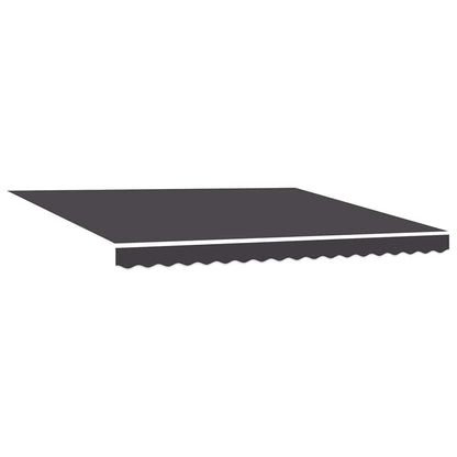 vidaXL Einziehbare Markise Anthrazit 400 x 300 cm