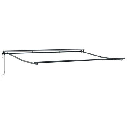 vidaXL Einziehbare Markise Anthrazit 400 x 300 cm
