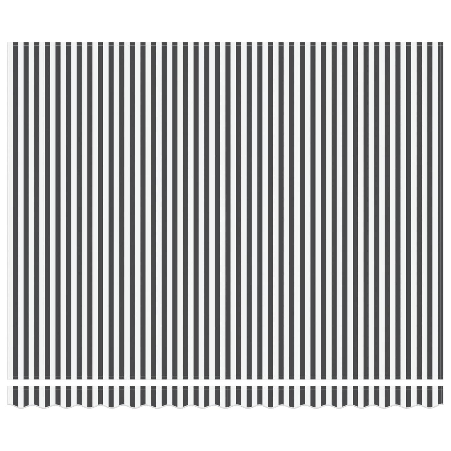 vidaXL Einziehbare Markise Anthrazit und Weiß 400 x 300 cm