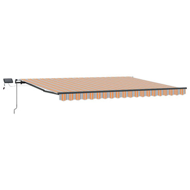 vidaXL Einziehbare Markise Mehrfarbig 400 x 300 cm Stoff