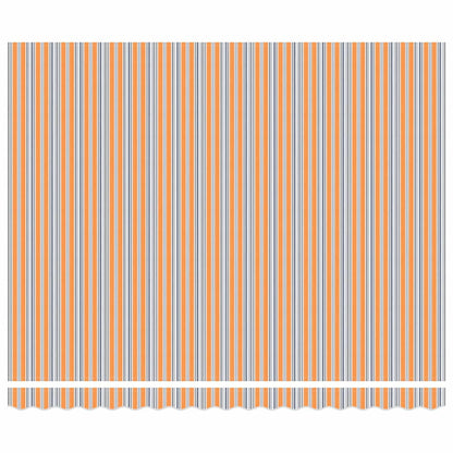 Einziehbare Markise Mehrfarbig 400 x 300 cm Stoff und Metall