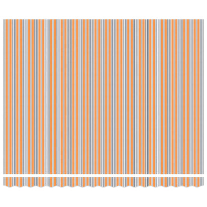 vidaXL Einziehbare Markise Blau und Orange 400 x 300 cm