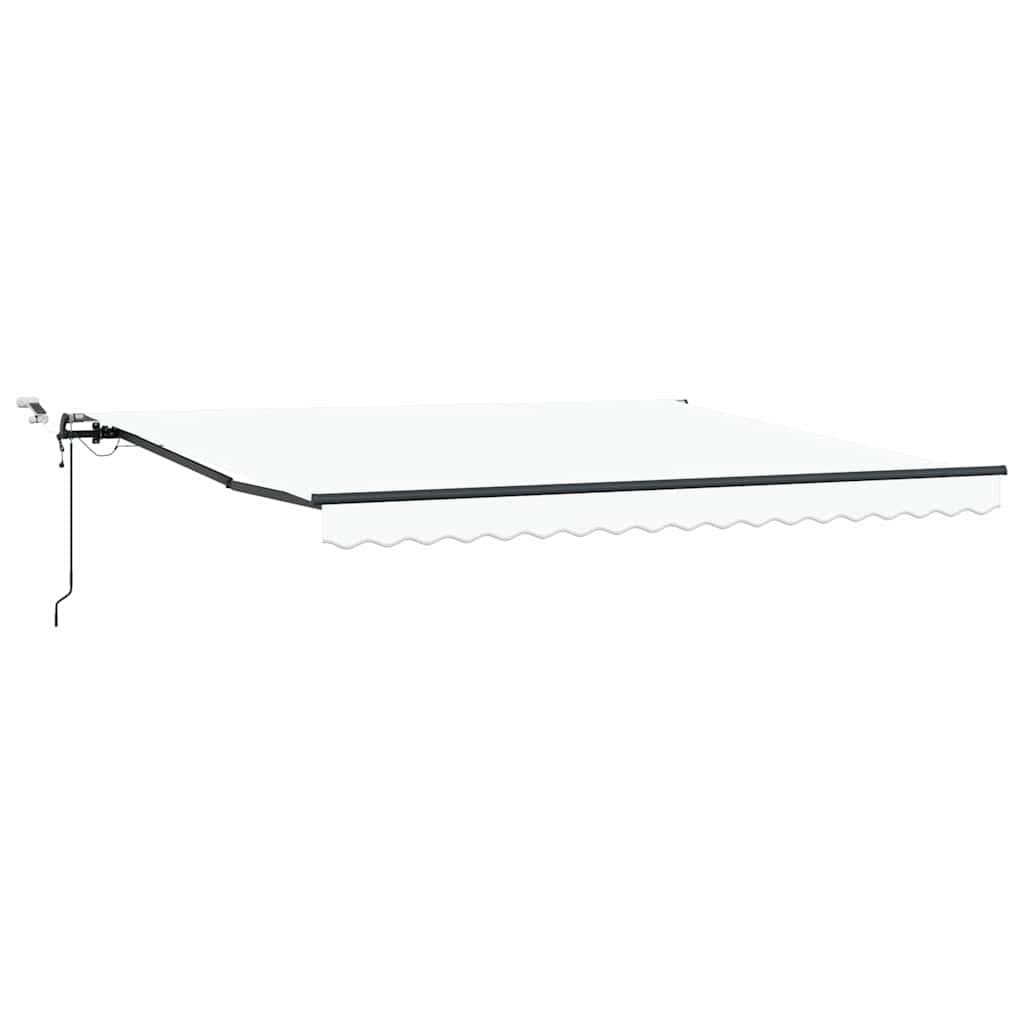 vidaXL Markisenstoff mit Weiß 400 x 300 cm Polyester