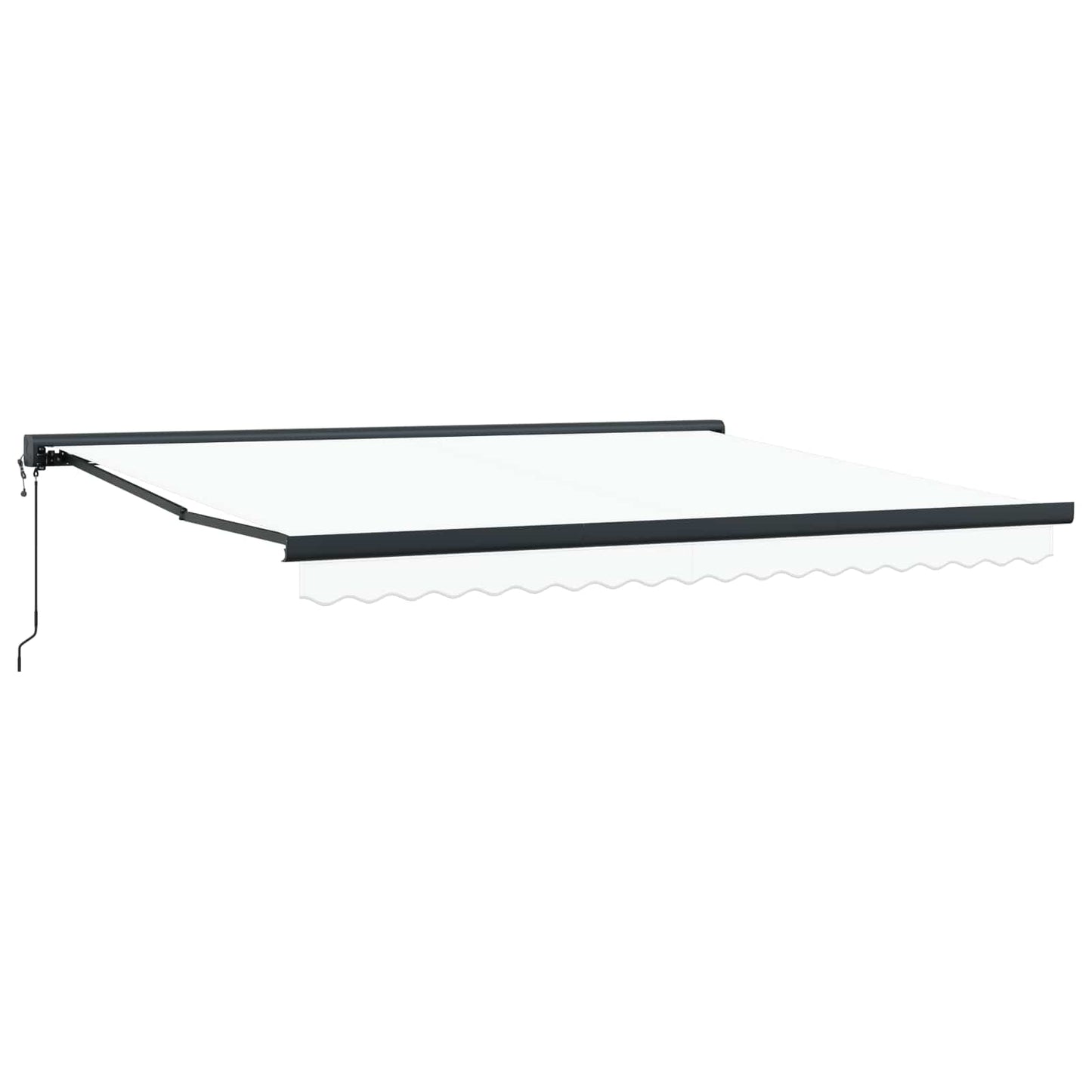 vidaXL Markise Weiß 400 x 300 cm Polyester und Aluminium