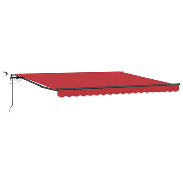vidaXL Markisenstoff mit Rot 400 x 300 cm Polyester